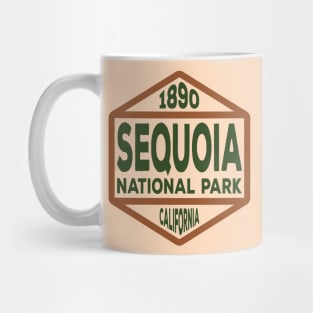 Sequoia National Park badge Mug